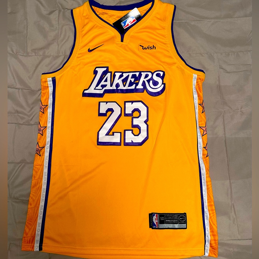NBA Nike LeBron James Lakers Jersey